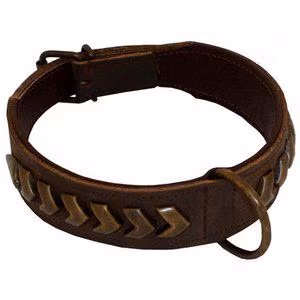 Halsband Läder Western Kansas 40MMx75CM