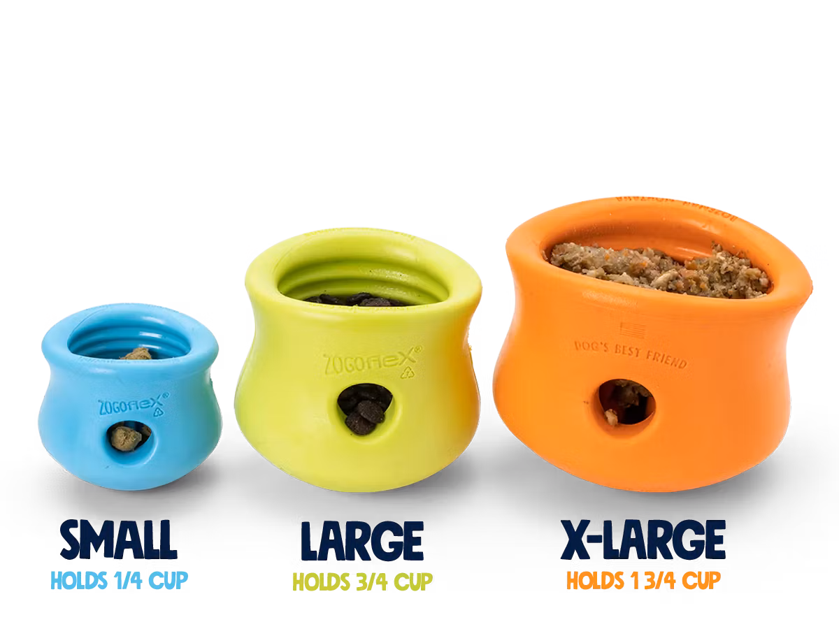 West Paw Toppl, Zogoflex, S 7 cm & L 9 cm & XL 10 cm