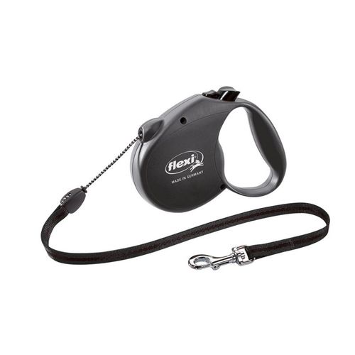 Flexi Standard Cord Black. 5 meter. S, M & L