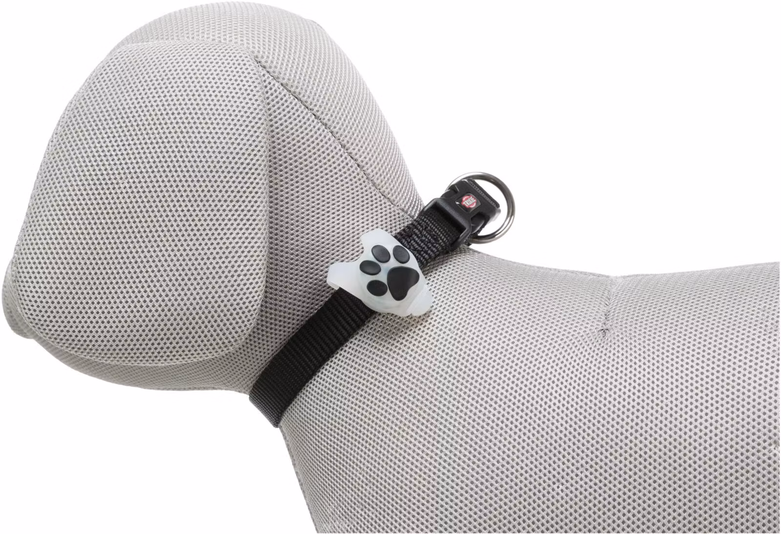 Flasher för hund, ø 2.4 cm/8 cm, vit med blandade färger på motiv