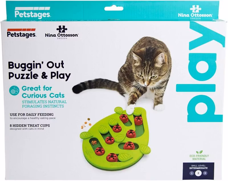 Buggin’ Out Puzzle & Play- Aktiveringsleksak Katt Nina Ottosson