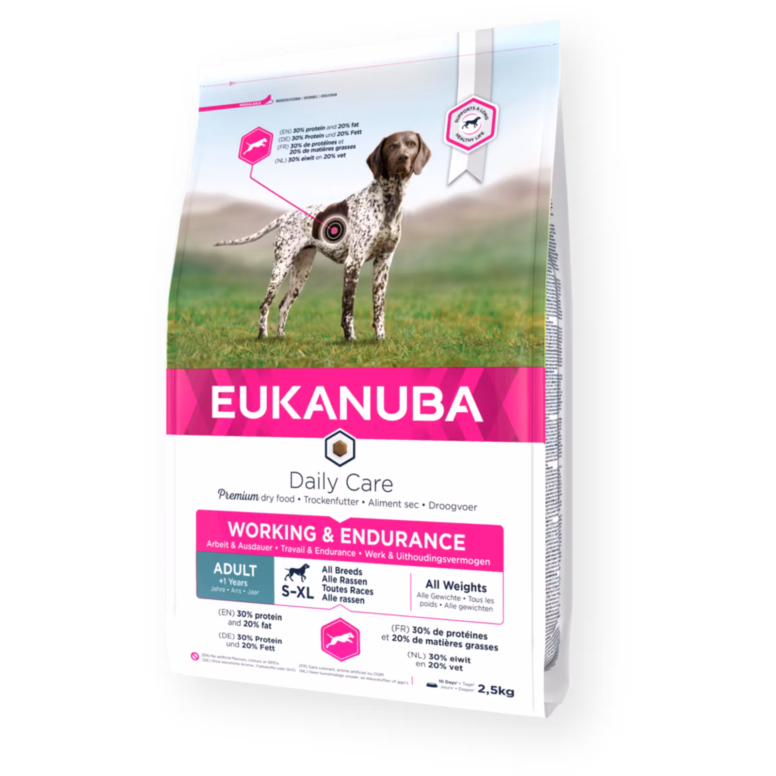 Eukanuba Daily Care Working & Endurance Adult All Breed 2,5 kg/19 kg