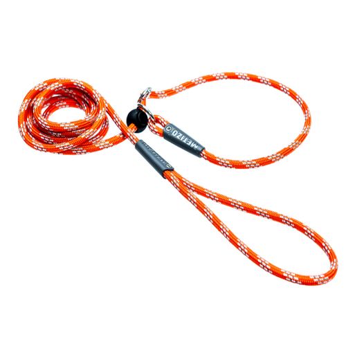 Metizo Retrieverkoppel 2m eller 3m, med reflex Orange  Runt (6mm)