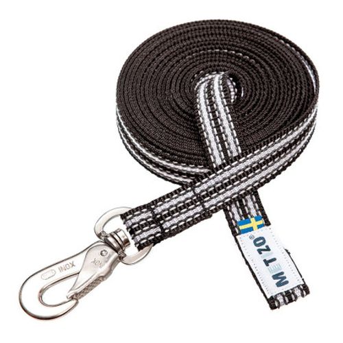 Metizo NoseWorks-koppel Gummi utan handtag med reflex Svart 4 el.5m Nosework