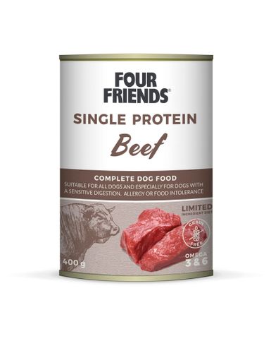Four Friends Single Protein Beef 400 g