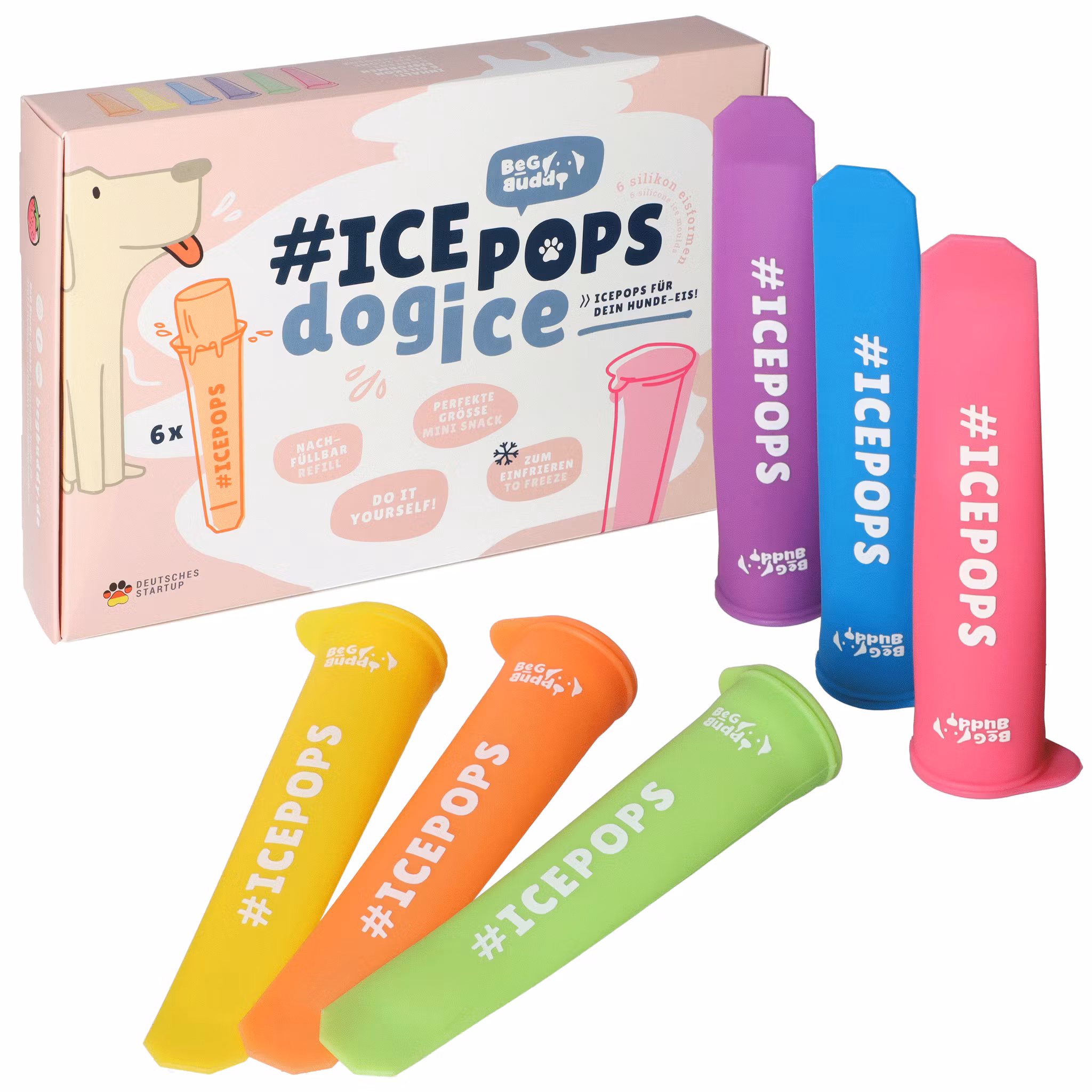 Icepops 6-p glassformar