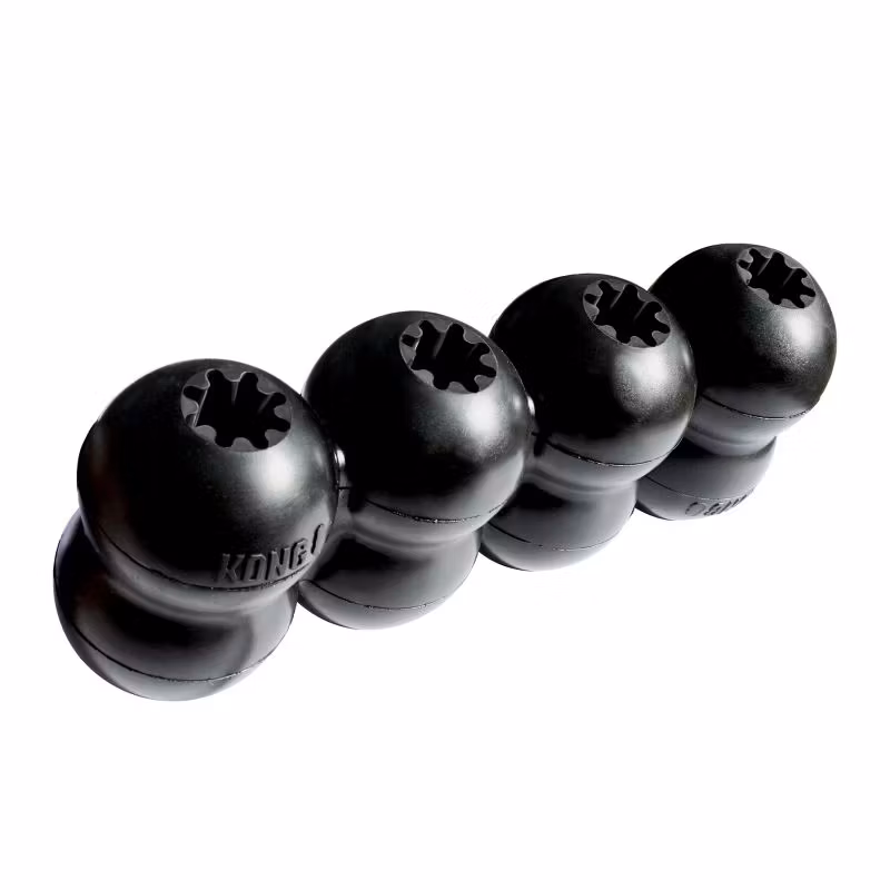KONG Extreme Goodie Ribbon Svart L 21cm