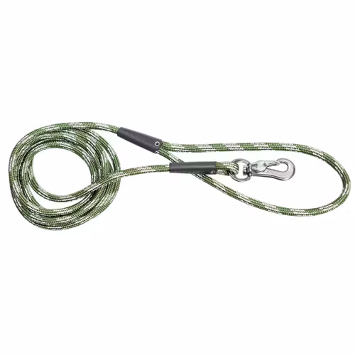 Metizokoppel med reflex 180cm Olivgrön Runt (6mm)