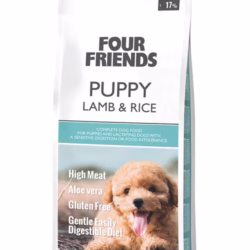 Four Friends Puppy - Lamb & Rice/Lamm & Ris 1kg/3kg/12kg