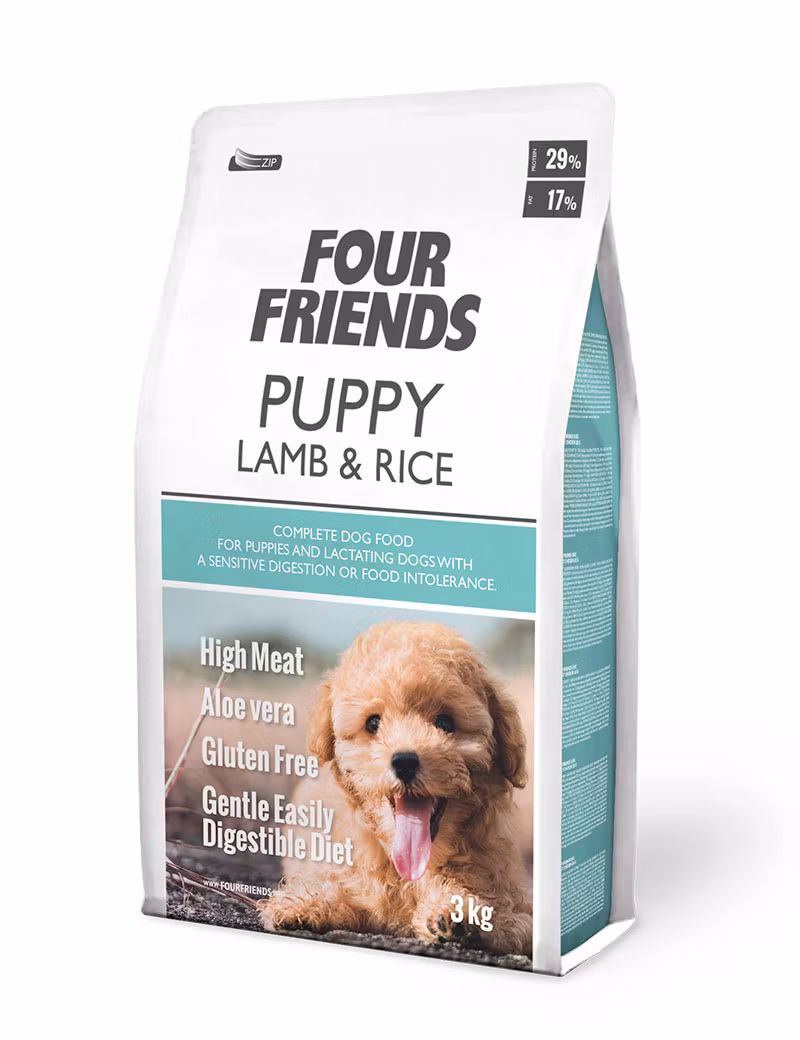 Four Friends Puppy - Lamb & Rice/Lamm & Ris