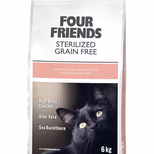 Four Friends Sterilized Cat Grain Free 2 kg/ 6 kg