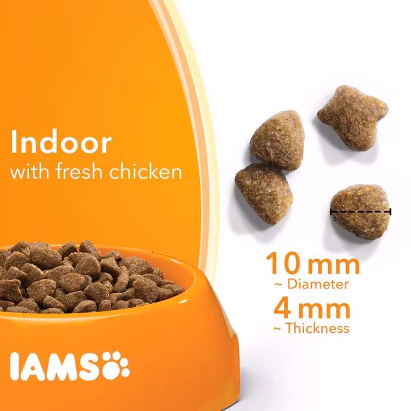 IAMS Dry Food Indoor Adult Fresh Chicken 1+ - Kyckling 10 kg