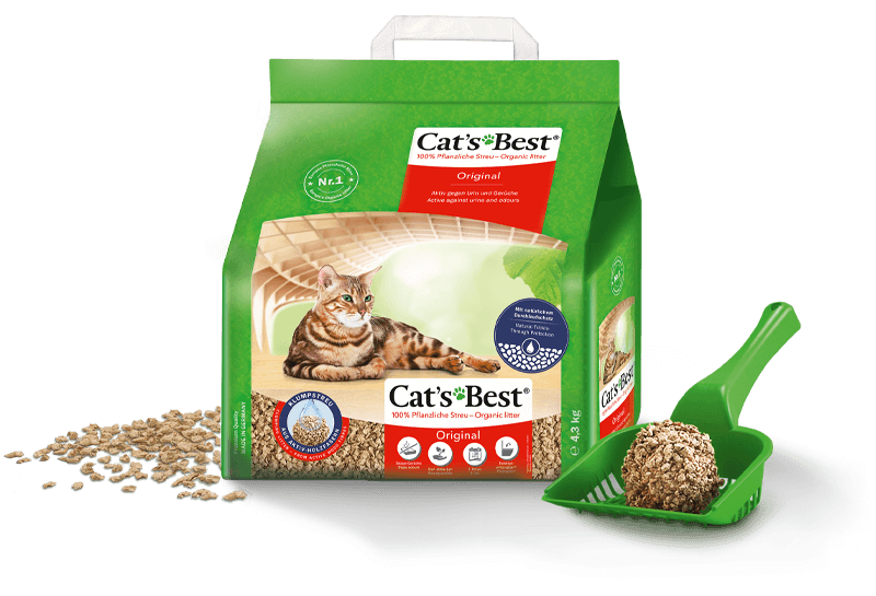 Cat's Best Original- organiskt träfiber 10 L/4,3 kg