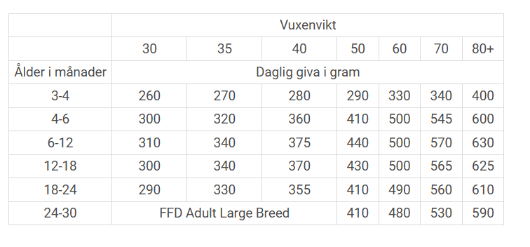 Four Friends Junior Large Breed- kyckling