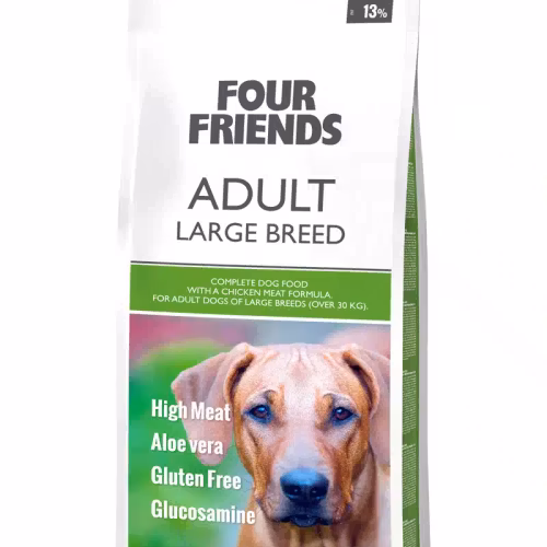 Four Friends Adult Large Breed- kyckling 12kg/17kg