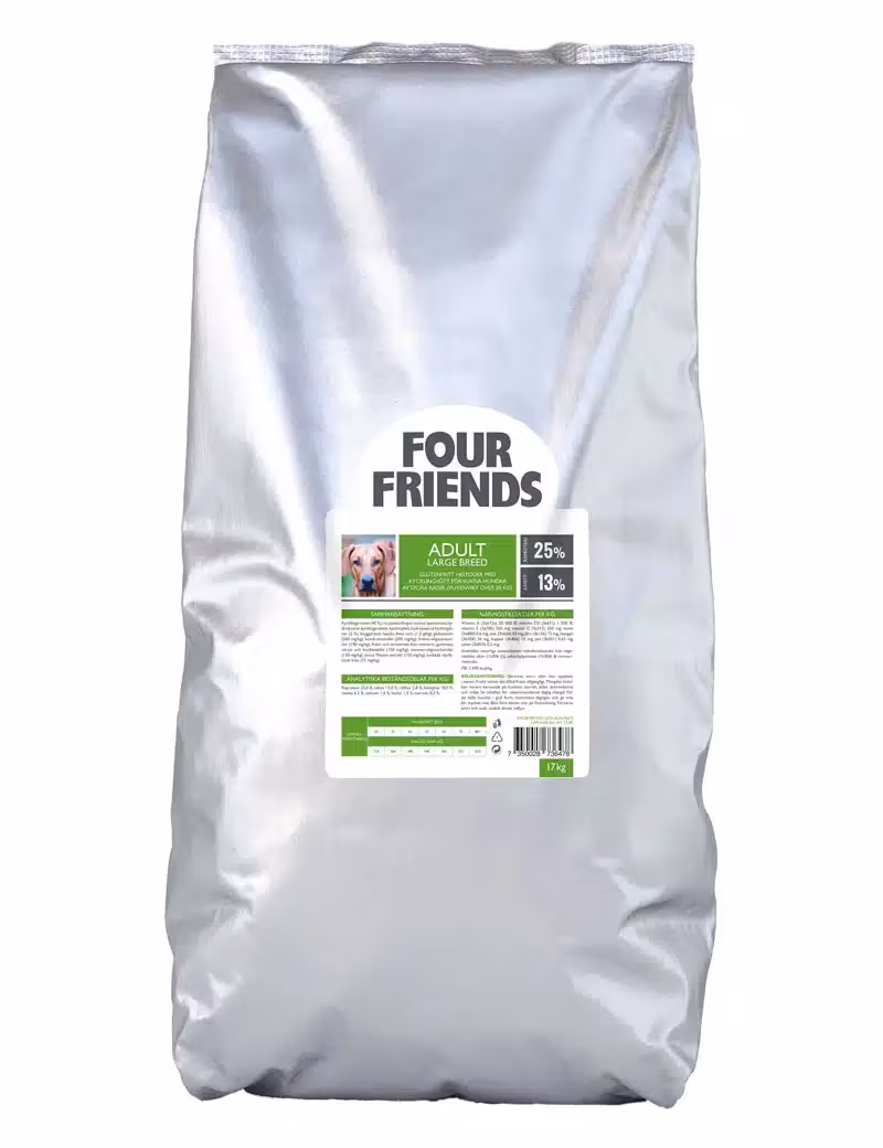Four Friends Adult Large Breed- kyckling 12kg/17kg