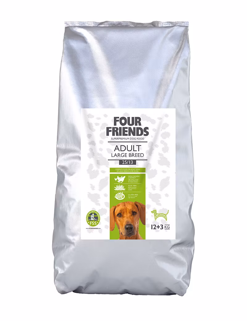 Four Friends Adult Large Breed- kyckling 12kg/17kg