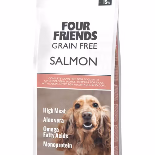 Four Friends Grain Free Salmon/Lax 3kg/12kg/17kg