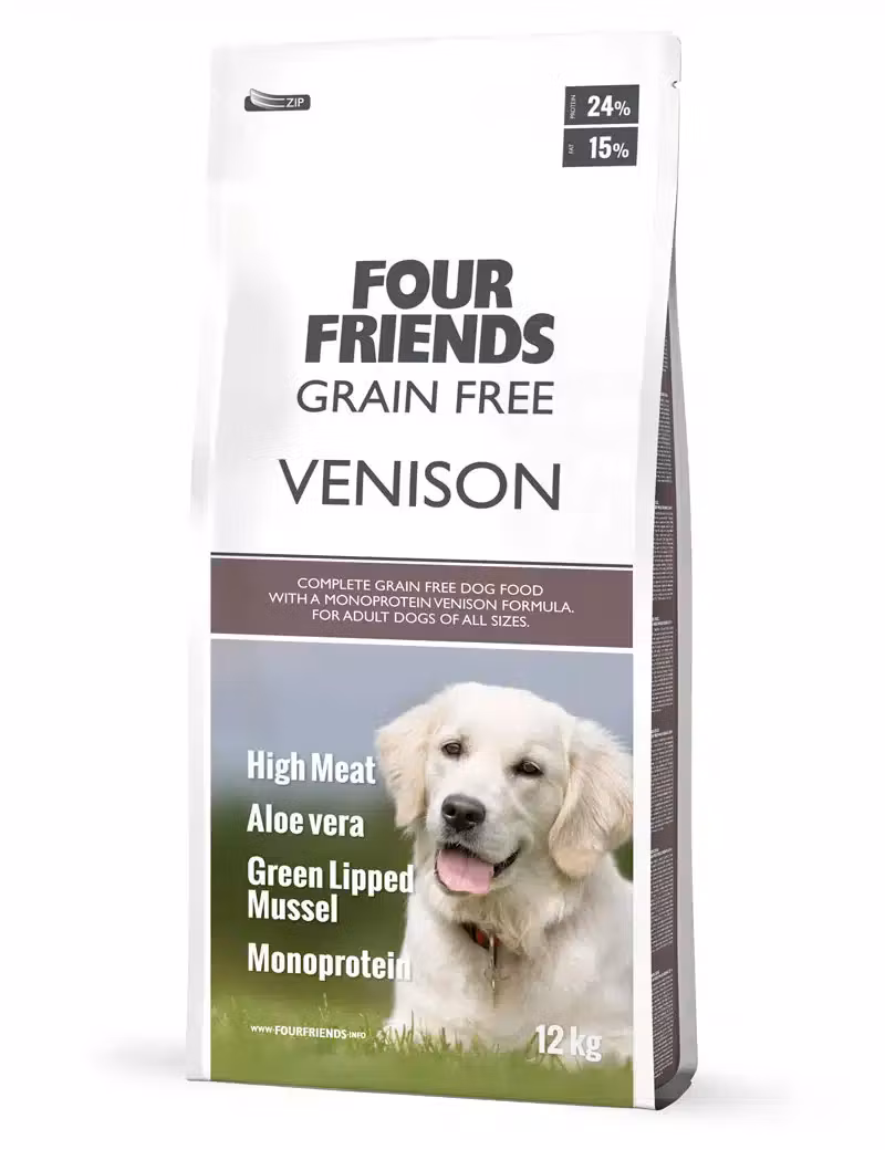 Four Friends Grain Free Venison/Hjort