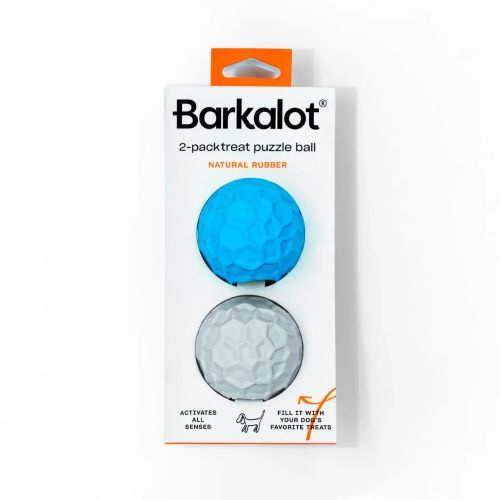 Barkalot Aktiveringsboll 2-pack,av naturgummi som går att fylla. Veganskt och ekologiskt hållbart