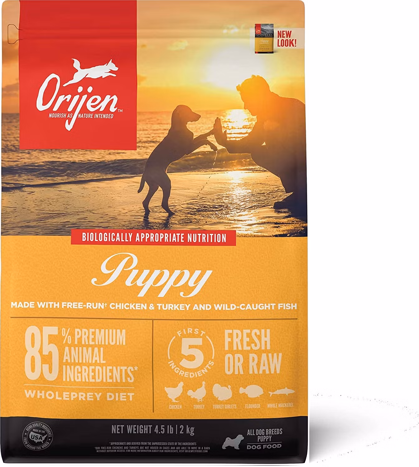Orijen Dog Puppy Kyckling/Kalkon Spannmålsfritt