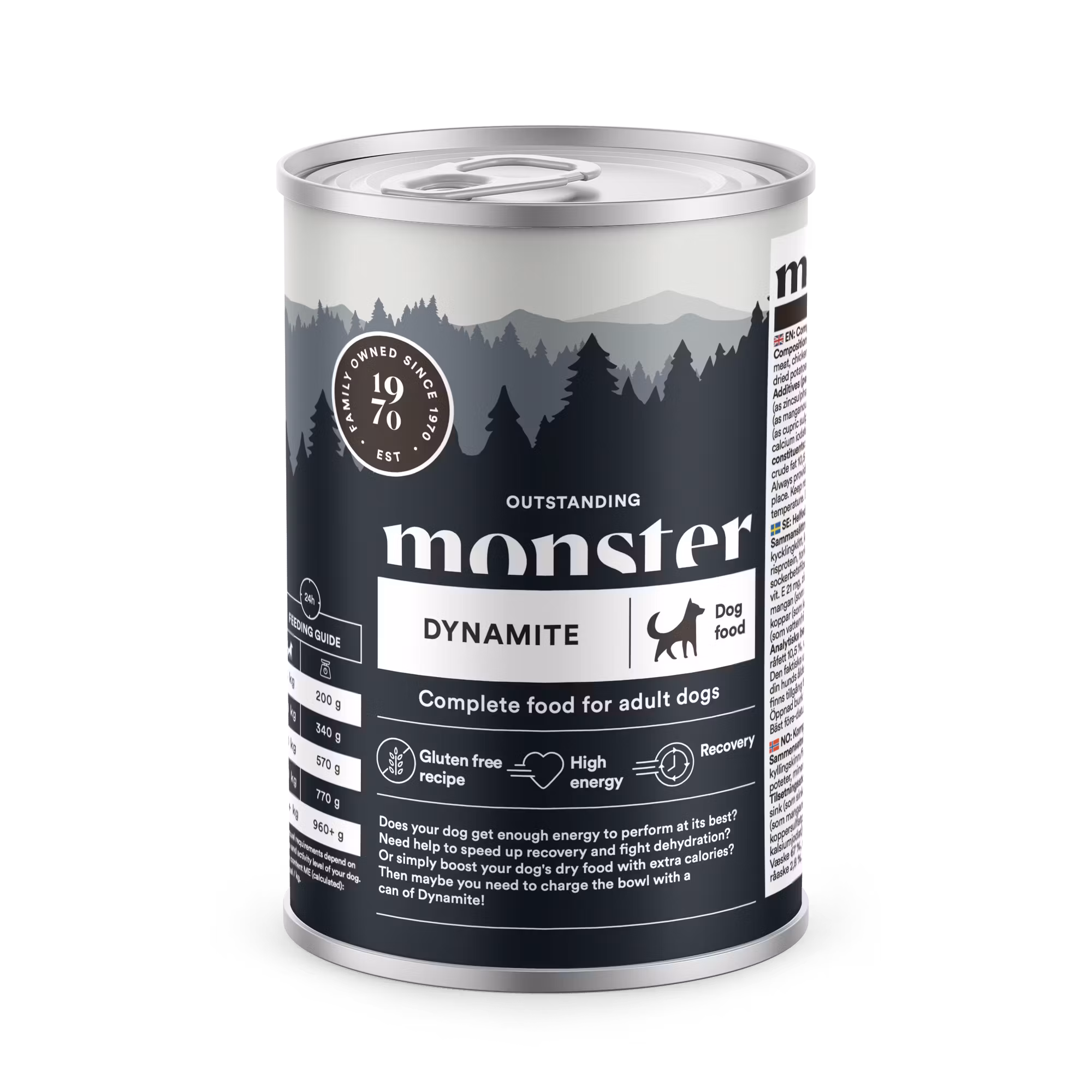 Monster Dog Adult Dynamite Burk 400 gr