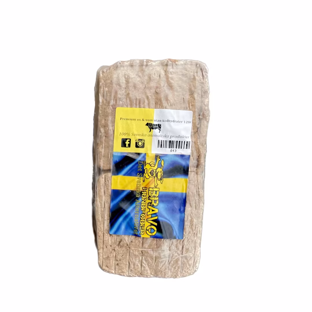 Bravo Premium Ox & Vom  80 x150 gr frysta burgare (12 kg) SKICKAS EJ!
