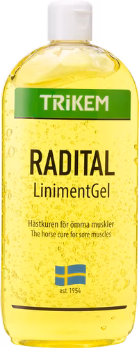 Trikem Radital LinimentGel 500 ml -hästkuren för ömma muskler