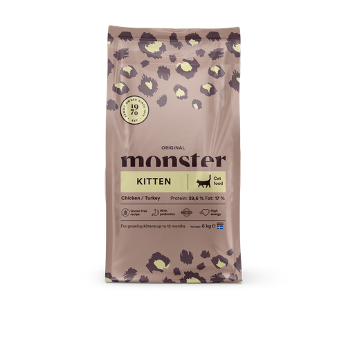 Monster Cat Original Kitten-Chicken/Turkey 6 kg