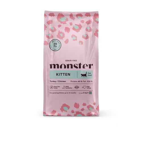 Monster Cat Grain Free Kitten- Turkey/ Chicken 6 kg