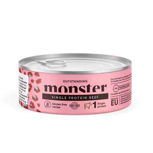 Monster Cat Adult Single Beef (nöt) Burk 100 gr