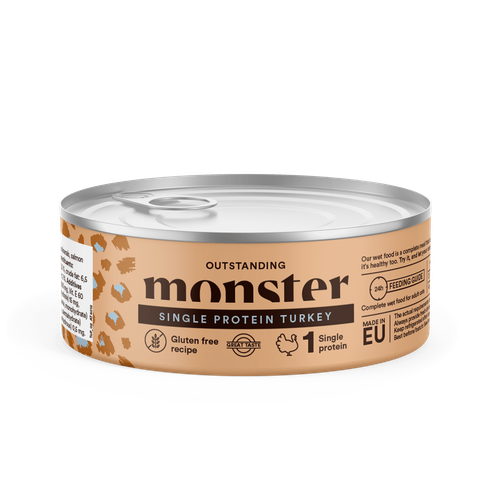 Monster Cat Adult Single Turkey (kalkon) Burk 100 gr