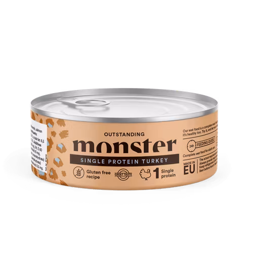 Monster Cat Adult Single Turkey (kalkon) Burk 100 gr