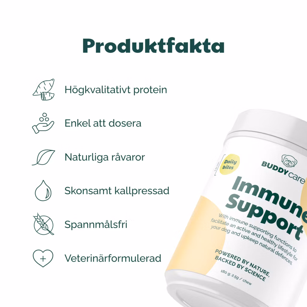 Buddycare Immune Support Chews - vitaminer, mineraler och antioxidanter - 72 bitar