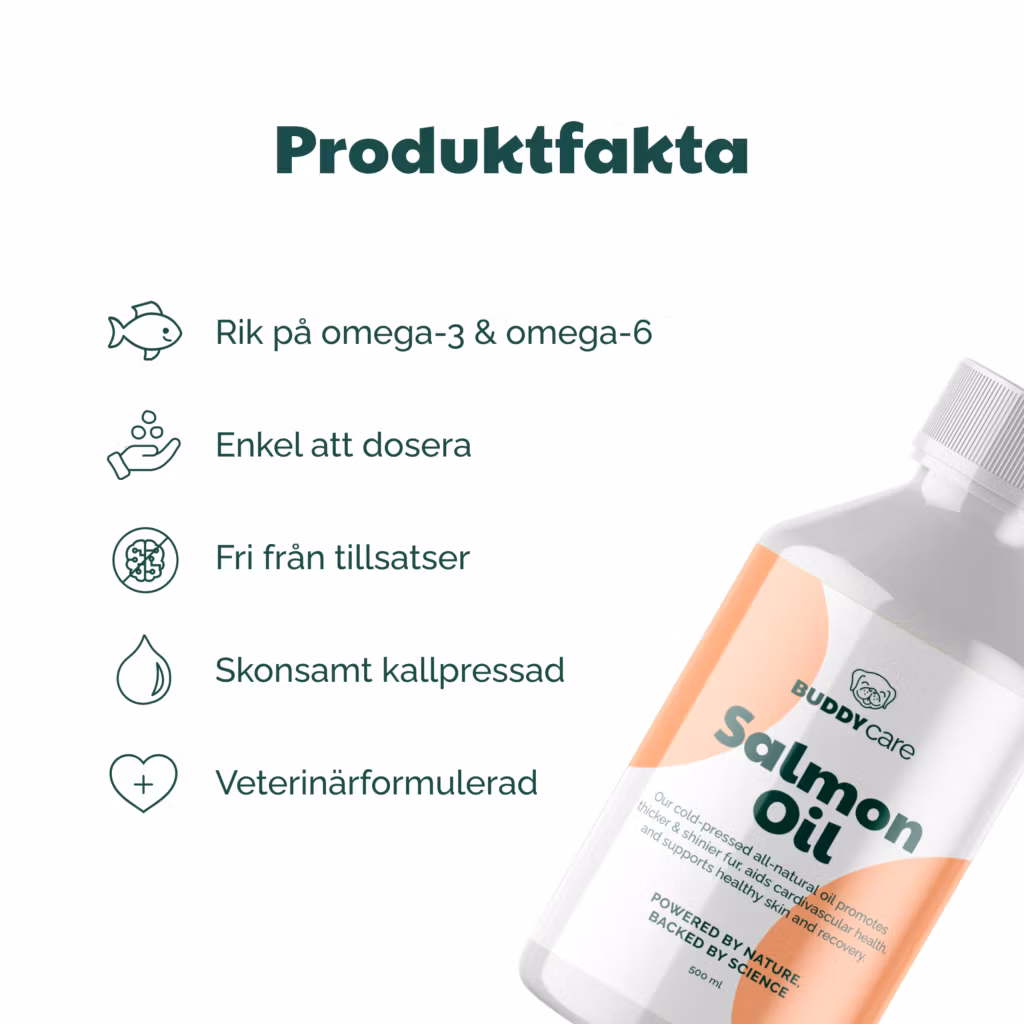 Buddycare Laxolja för hund & katt 100 ml/500 ml