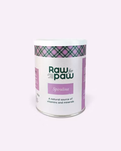 Nyhet: Raw for Paw - Spirulina- Naturlig källa till vitaminer och mineraler.125 gr