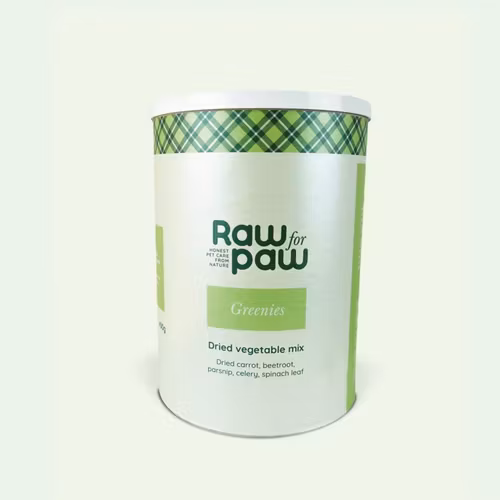 Raw for Paw - Greenies- Naturlig källa till fibrer. 400 gr