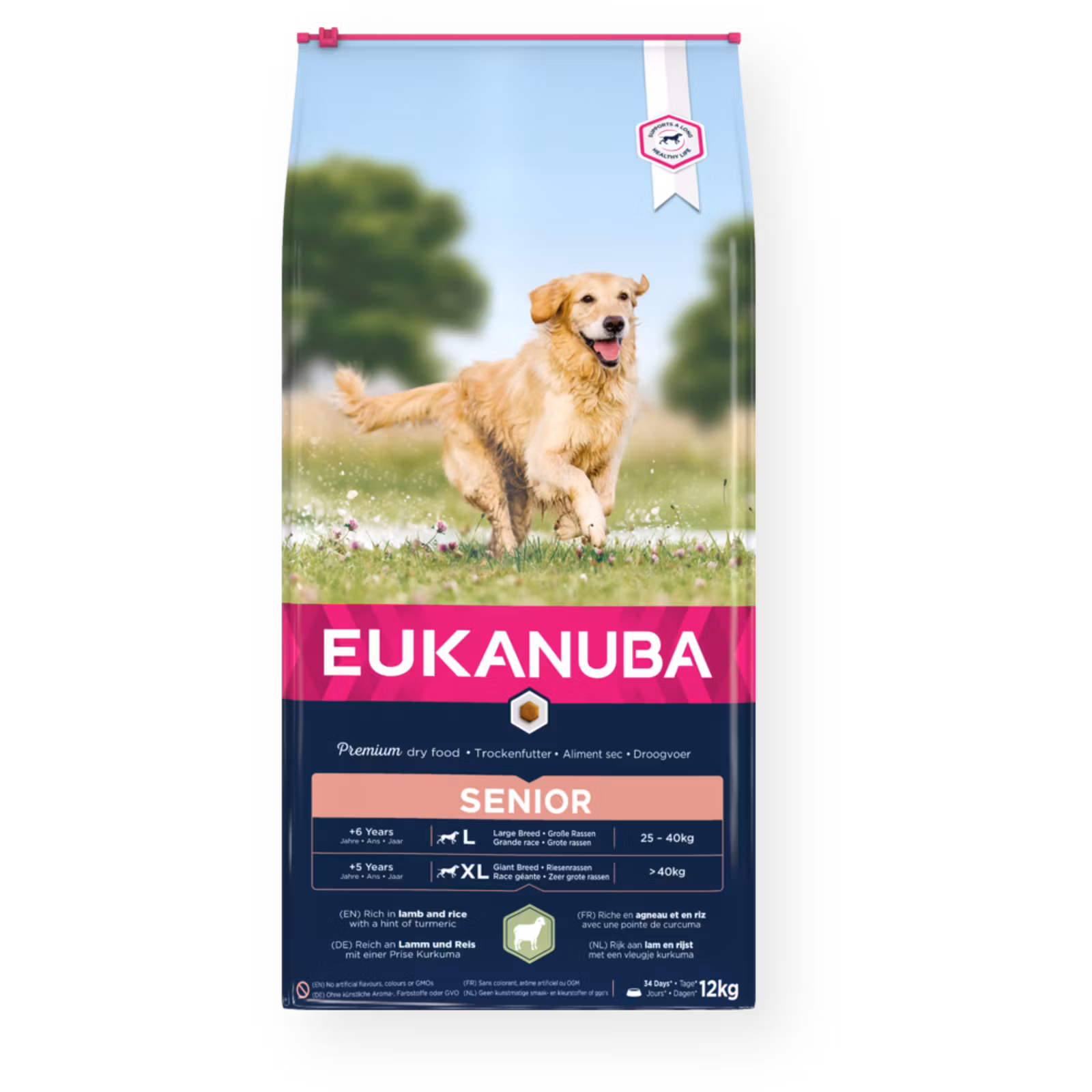 Eukanuba Dog Senior Large Breed 15 kg. Från 9 år och uppåt.