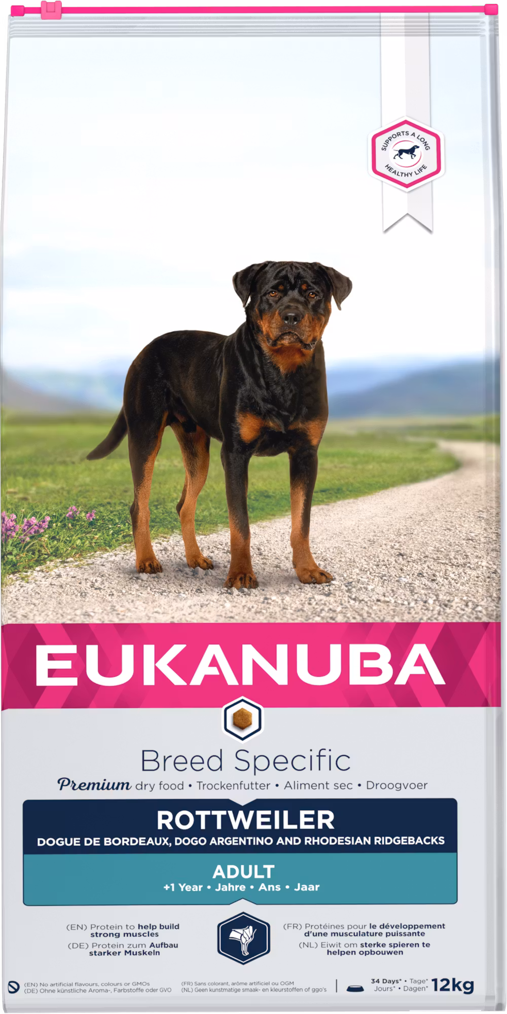 Eukanuba Dog Adult Breed Specific Rottweiler 12 kg