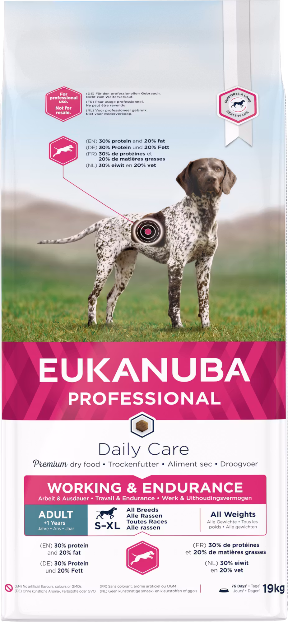 Eukanuba Daily Care Working & Endurance Adult All Breed 2,5 kg/19 kg