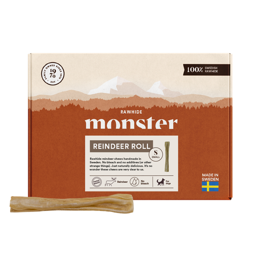 Monster Rawhide Reindeer Roll - renhud. Small