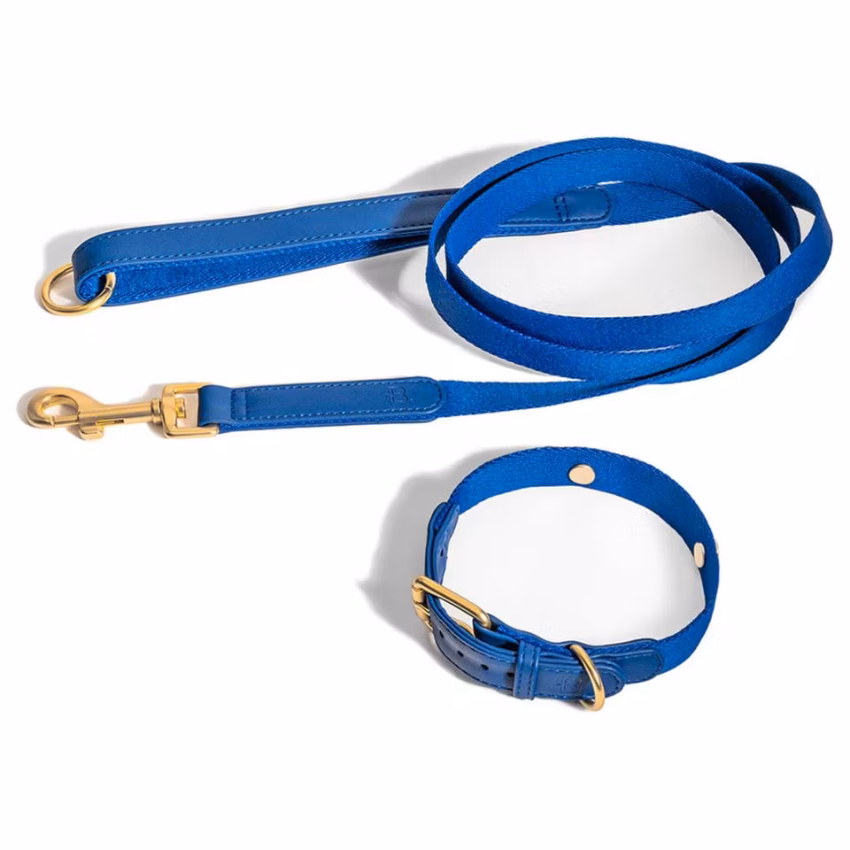 Barkalot Koppel, Återvunna plastflaskor Veganskt läder.Imperial Blue 150 cm
