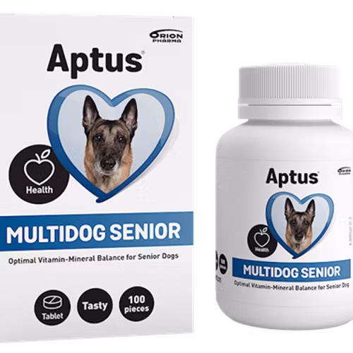 Aptus® Multidog Senior™- Vitamin- och mineraltillskott för den äldre hunden 100 tabl.