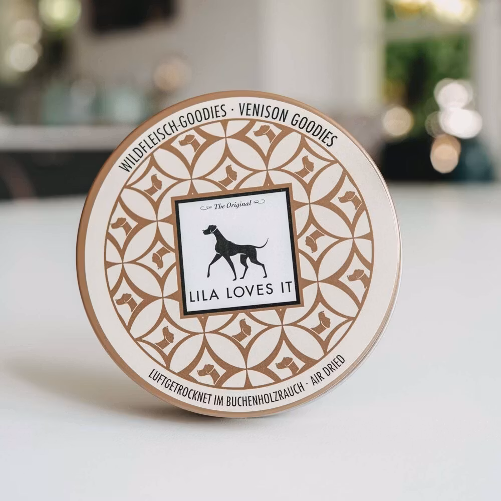 Lila Loves It: Hundgodis Torkat och rökt hjortkött 50 gr