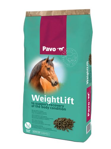 Pavo WeightLift -grovfoder för magra, underviktiga eller äldre hästar 20 kg