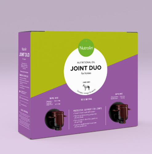 Nutrolin HORSE Joint Duo - leder,inflammationer. 1500 ml olja och 1500 ml lösning