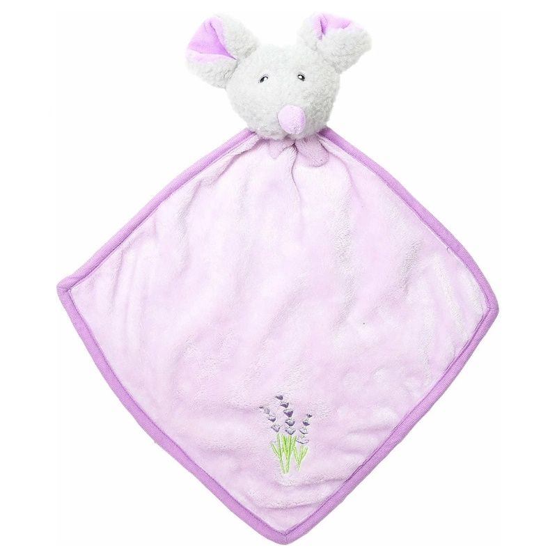Plyschmus Blankie med lugnande lavendel och pip 45 cm