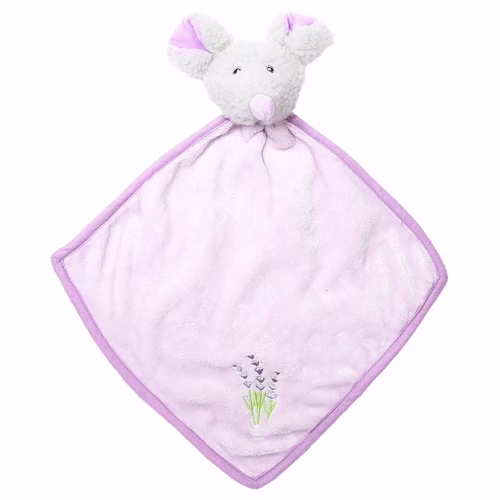 Plyschmus Blankie med lugnande lavendel och pip 45 cm