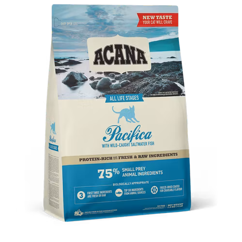 Acana Cat Pacifica - spannmålsfritt med 5 sorters fisk  4,5 kg