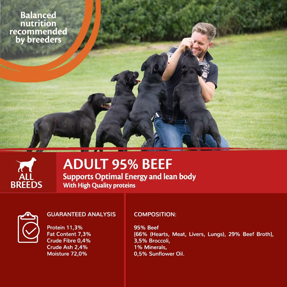 Wellness CORE Dog Adult 95% Single Protein All Breed Beef & Broccoli  400 gram